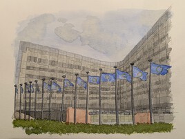 Le Berlaymont (la Commission Europ&eacute;enne)