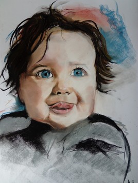 portrait pastel bébé