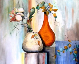 Vases et fleurs