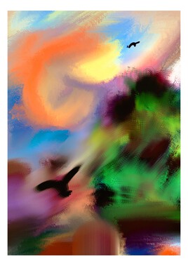 L&agrave;-bas lointain