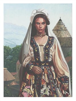 Devant le monast&egrave;re