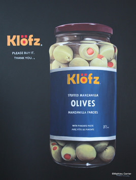 Le marketing minimaliste des olives Klöfz