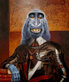 le macaque en armure