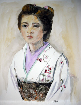 Le kimono blanc
