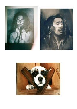 Bob Marley et chien