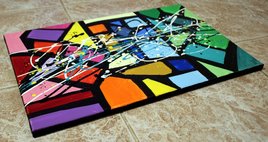 Abstract stained glass