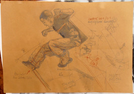 GOLETTO ; Etude pour sculpture skate