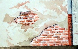 Mur délabré