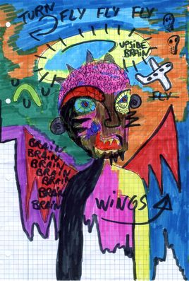 "Upside brain"