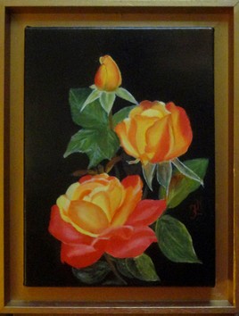 Roses orangées