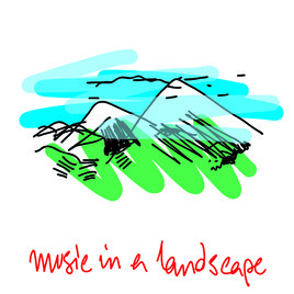music in a landscape