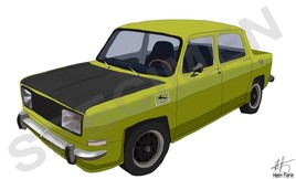 27v- Simca rally vert