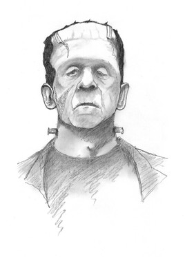 la créature de Frankenstein