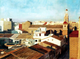 Vista de Valencia - Pintura Valenciana Vista de Valencia - Pintura Valenciana