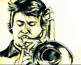 Matthias Bauman au trombone