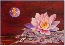 Lotus au clair de Lune