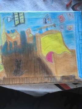 le chat dans la chambre de Van Goth