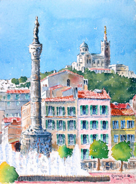 La Place Castellanne à Marseille.