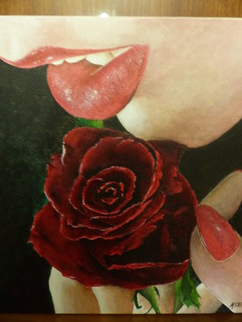 acrylique rose pourpre