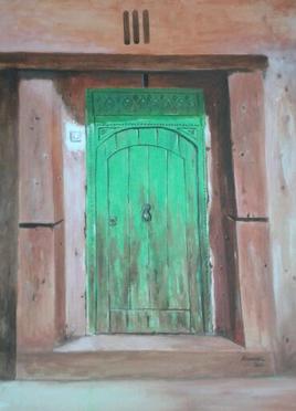 old door from morroco