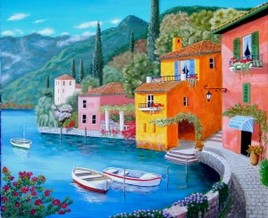 Paysage de bord du lac