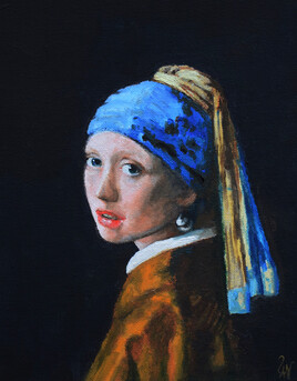 Jeune fille à la Perle (J. Vermeer, 1665)