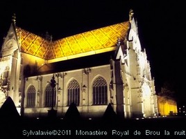 Eglise de Brou by night