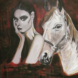 Femme et cheval