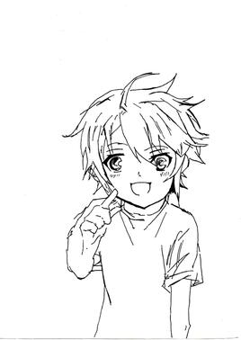 dessin d'un petit garçon