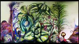 Ymagyne : Fresque murale Jungle