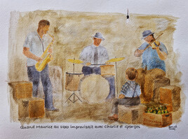 Quand Maurice au saxo improvisait avec Charlie et Georges
