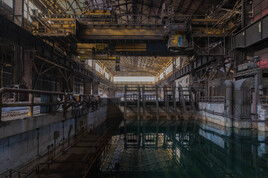 La forge, bains bleus