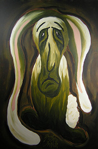 Lapin menton tombant