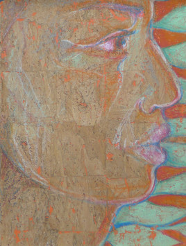 Autoportrait &agrave; la craie grasse 3