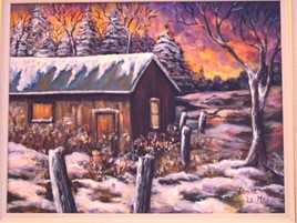 L'hiver dans l'arri&egrave;re-pays