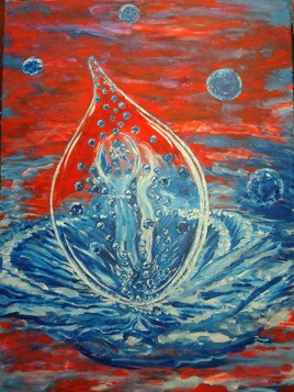 Une goutte d'eau en d&eacute;lire