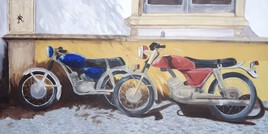 Motos anciennes. Portugal