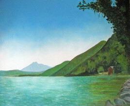 Vue du lac d'Annecy