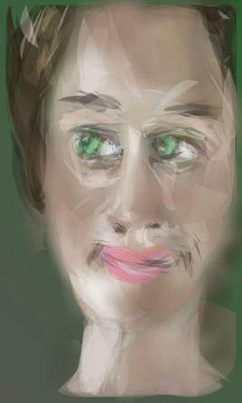 la femme aux yeux verts