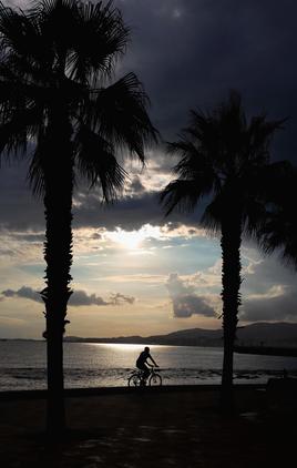 " A Sunset ... by bike "