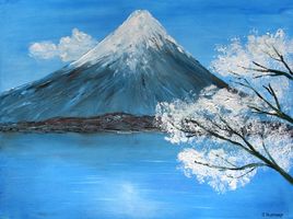 Mont Fuji au printemps