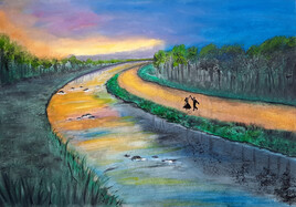 "Dancing down by the riverside"