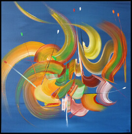 Peinture abstraite Les rubans