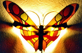 lampe papillon