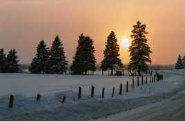 Coucher de soleil Quebecois