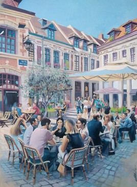Terrasses &agrave; Lille.