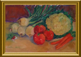 Légumes du jardin - Huile sur toile 33X41