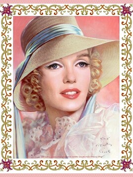 Marilyn dans une peinture d'Henry Clive