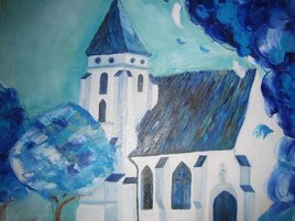 L'&eacute;glise bleue
