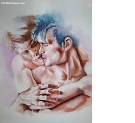 portrait aquarelle #giniecolor#